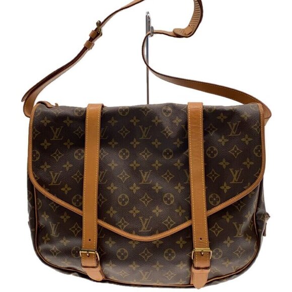 🔥EXTRA LARGE🔥 Authentic Louis Vuitton Saumur 43 Crossbody Shoulder Bag Boho - Picture 5 of 14